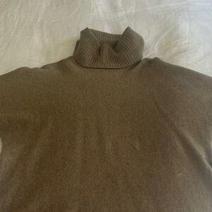 Ll Bean Womens Brown Turtleneck Sweater